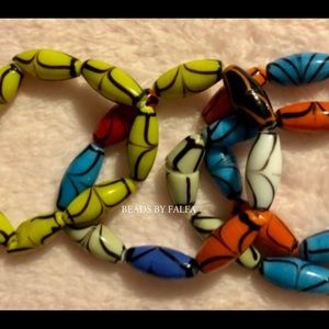 Waist beads and bracelets